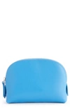 Royce Compact Cosmetics Bag In Light Blue