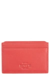 ROYCE ROYCE NEW YORK RFID LEATHER CARD CASE,RFID-400-RED-5