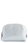 ROYCE COMPACT COSMETICS BAG,253-SILVER-5