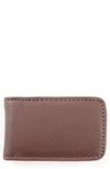 ROYCE LEATHER MONEY CLIP,810-BROWN-5
