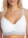 Natori Dynamic Contour Underwire Sports Bra In White,lead