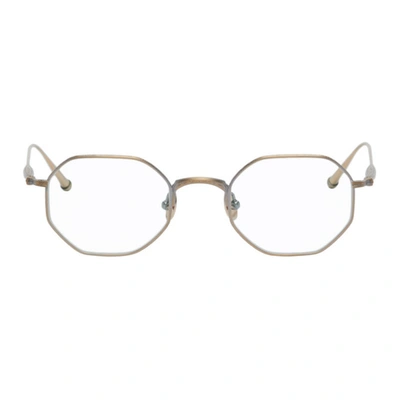 Matsuda Gold M3086 Glasses In Antgold