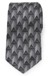 CUFFLINKS, INC HARRY POTTER DEATHLY HALLOWS SILK TIE,HP-DH-GRY-TR