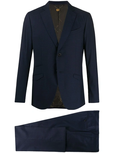Maurizio Miri Single-breasted Suit In Blue