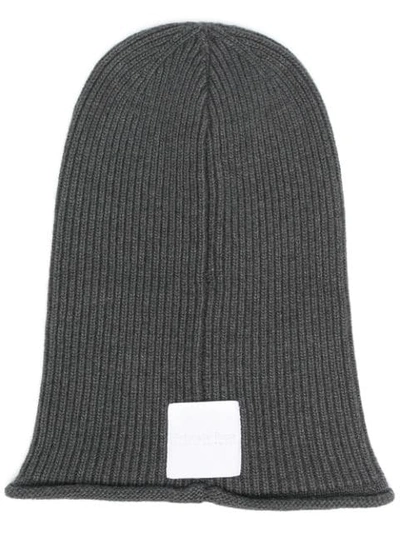 Antonella Rizza Knitted Beanie Hat In Grey