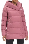 The North Face Bagley Water Repellent 550 Fill Power Down Jacket In Mesa Rose