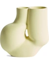 Hay Chubby Porcelain Vase 20cm In Yellow