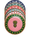 La Doublej Dessert Plates Set Of 6 In Pink