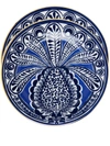 La Doublej Dessert Plates Set Of 2 Big Pineapple In Blue