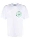 ARIES WHITE COTTON T-SHIRT,11646652