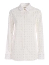 PAUL SMITH ALL-OVER NUMBER PRINT SHIRT IN WHITE