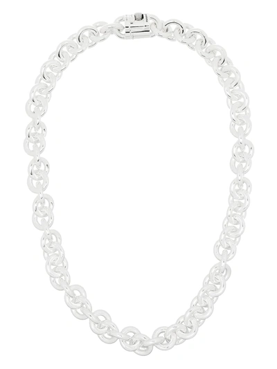 LE GRAMME CHAIN-LINK STERLING SILVER NECKLACE