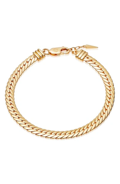 Missoma Camail Snake Chain Bracelet In Gold
