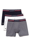 LACOSTE ASSORTED 3-PACK ICONIC BOXER BRIEFS,6H3377