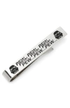 Cufflinks, Inc Star Wars Pew Pew Pew Tie Bar In Silver
