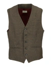 BRUNELLO CUCINELLI PRINCE OF WALES PATTERNED VEST