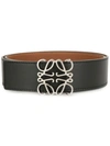 LOEWE LOGO PLAQUE LEATHER BELT