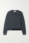 FENDI JACQUARD-KNIT SWEATER