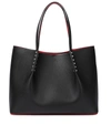Christian Louboutin Cabarock Large Leather Tote In Black