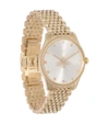 GUCCI G-TIMELESS SLIM 36MM GOLD-PLATED STAINLESS STEEL WATCH,P00525478