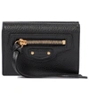 Balenciaga Neo Classic City Mini Leather Wallet In Black