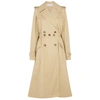 JW ANDERSON SAND DOUBLE-BREASTED COTTON-TWILL TRENCH COAT,3944430