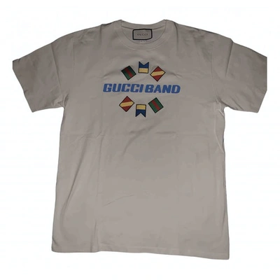 Pre-owned Gucci Beige Cotton T-shirts