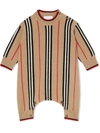 BURBERRY ICON STRIPE KNITTED JUMPSUIT