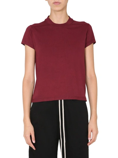 Rick Owens Drkshdw Drkshdw By Rick Owens Women's Burgundy Other Materials T-shirt In Red