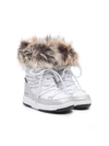 Moon Boot Protecht Monaco Low Snow Boots In Silver
