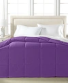 Royal Luxe Color Hypoallergenic Down Alternative Light Warmth Microfiber Comforter, Twin, Exclusively At Macy's In Purple