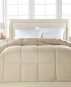 Royal Luxe Color Hypoallergenic Down Alternative Light Warmth Microfiber Comforter, Twin, Exclusively At Macy's In Khaki