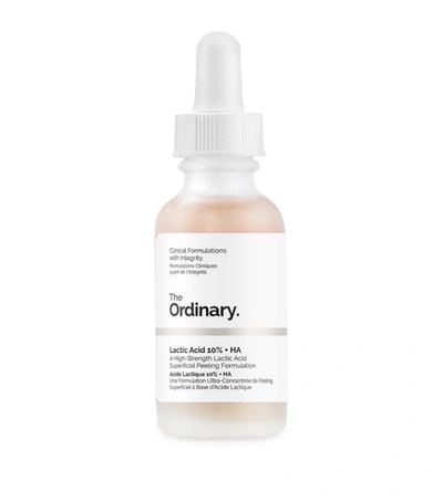 The Ordinary Lactic Acid 10% + Ha 2% Superficial Peeling Formulation 30ml In White