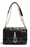 TOPSHOP TRIANGLE QUILTED SHOULDER BAG,24S11TBLE