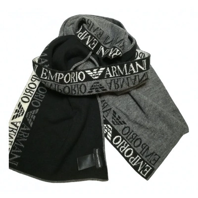 Pre-owned Emporio Armani Multicolour Wool Scarf & Pocket Squares