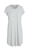 Skin Carissa Sleep Shirt In Heather Grey