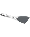 Nambe Stainless Steel & Silicone Curvo Slanted Spatula In Silver