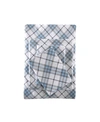 Sleep Philosophy True North Cotton Flannel 3-piece Twin Sheet Set In Blue Plaid