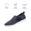 Isotoner Signature Zenz From Isotoner Women's Indoor/outdoor Sport Knit Lauren Slip-ons In Navy Blue