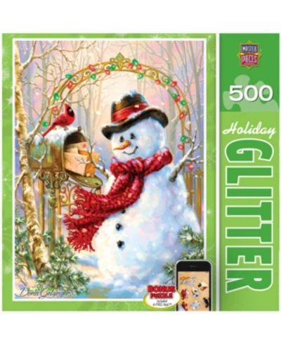 Masterpieces Puzzles Holiday Glitter Puzzle - Letters To Frosty - 500 Piece In No Color