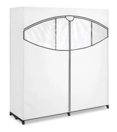 Whitmor Extra Wide Portable Clothes Closet In White