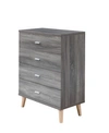 FURNITURE OF AMERICA MASSENBURG MODERN 4-DRAWER CHEST