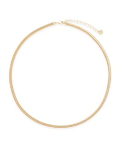 Brook & York Izzy Herringbone Necklace In Gold-tone