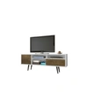 MANHATTAN COMFORT LIBERTY 70.86" MID CENTURY - MODERN TV STAND WITH 4 SHELVING SPACES AND 1 DRAWER
