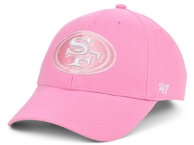 47 Brand San Francisco 49ers Basic Fashion Mvp Cap In Rose