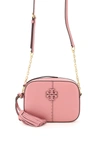 Tory Burch Mcgraw Mini Leather Crossbody Camera Bag In Pink