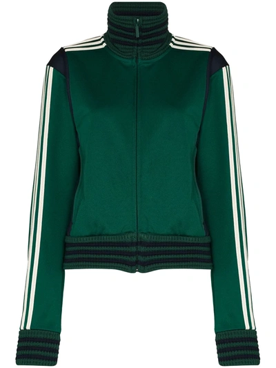 Adidas Originals X Wales Bronner Stripe Detail Track Jacket In Green