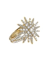 DAVID YURMAN WOMEN'S THE STARBURST 18K YELLOW GOLD & DIAMOND PAVÉ RING,400012717195