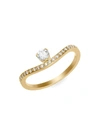 SOPHIE BILLE BRAHE WOMEN'S CLASSIC COLLECTION 18K YELLOW GOLD & DIAMOND GRACE DIAMANT RING,400013300701