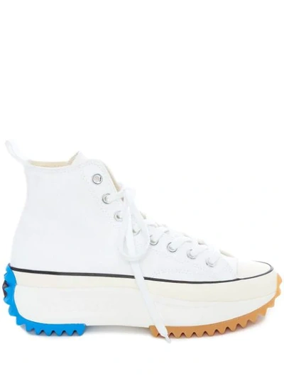 Jw Anderson X Converse Run Star Hike High-top Trainers In White